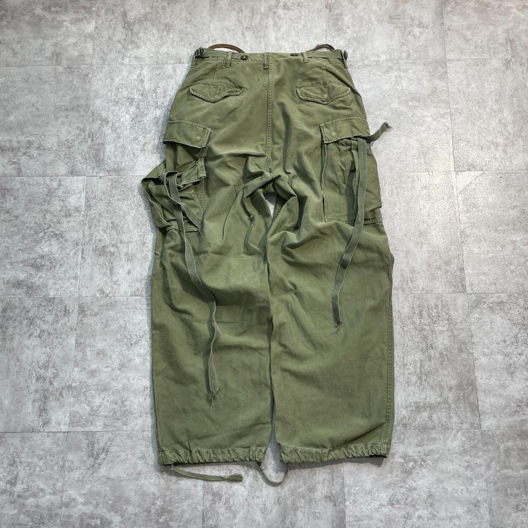 50s アメリカ軍 実物 M-51 フィールド カーゴパンツ SMALL | ib2
