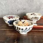 ご飯茶碗 おしゃれ 琉球デイゴ 12.5cm KL型大平 お茶碗 かわいい ライスボウル 鉢 中平 和食器 みのさらら