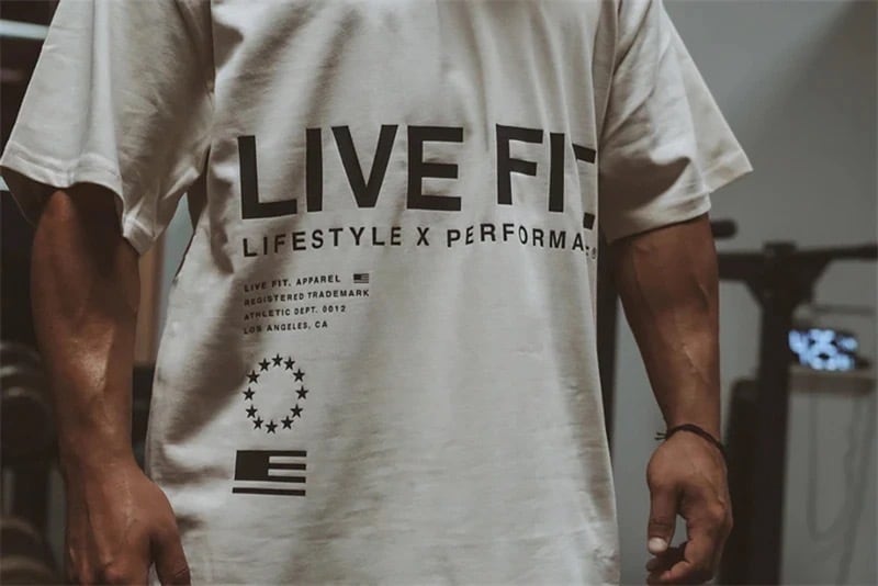 LVFT. LIVE FIT T-shirt オーバーサイズ フィットネス/スポーツウェア