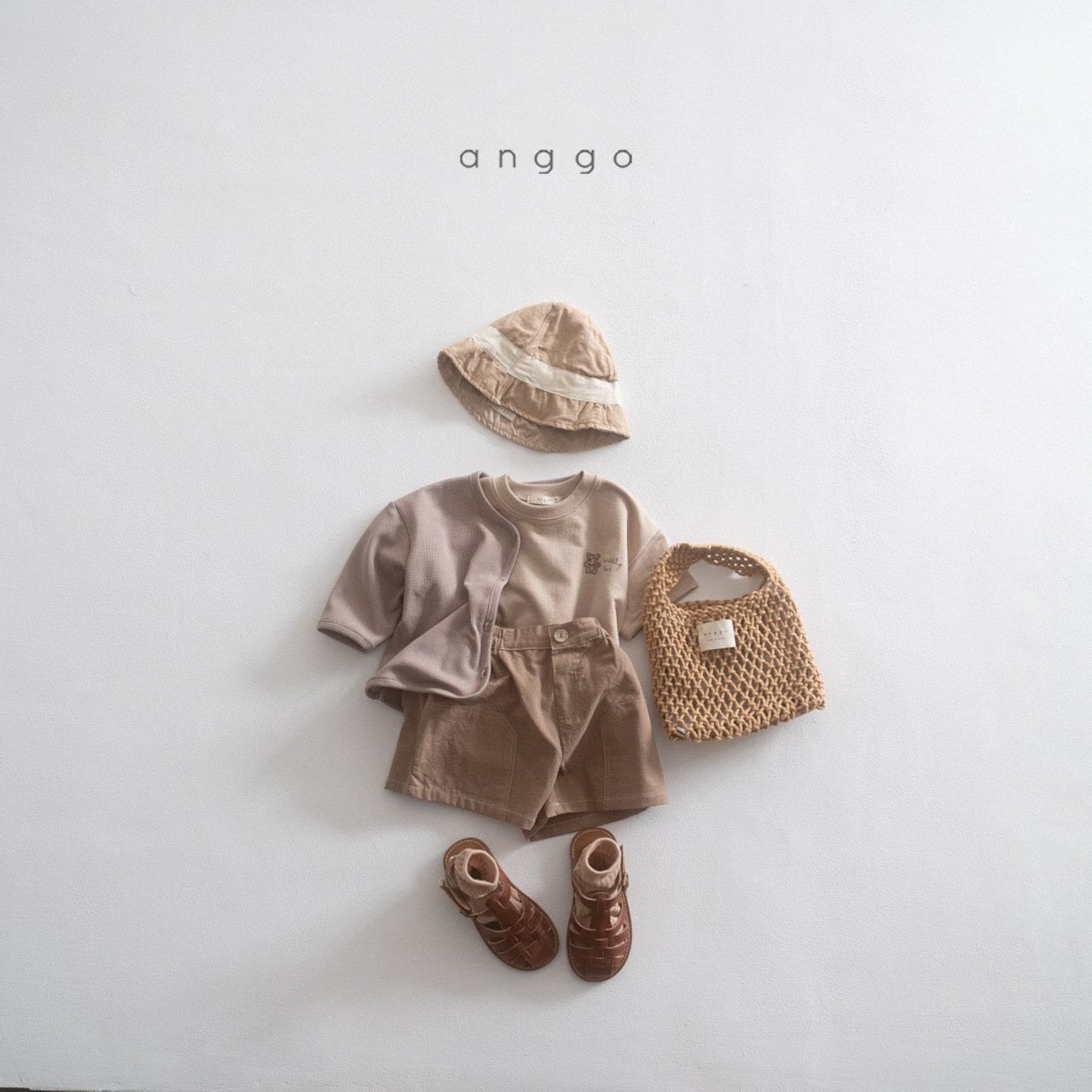 【anggo】チアバターパンツ ブラウン 90〜110cm - 13