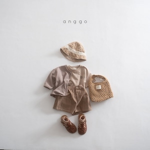 【anggo】チアバターパンツ ブラウン 90〜110cm