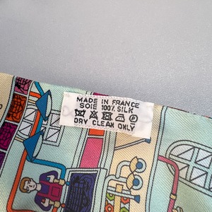 HERMES エルメス  ツイリー シルク スカーフ マルチカラー A-9237