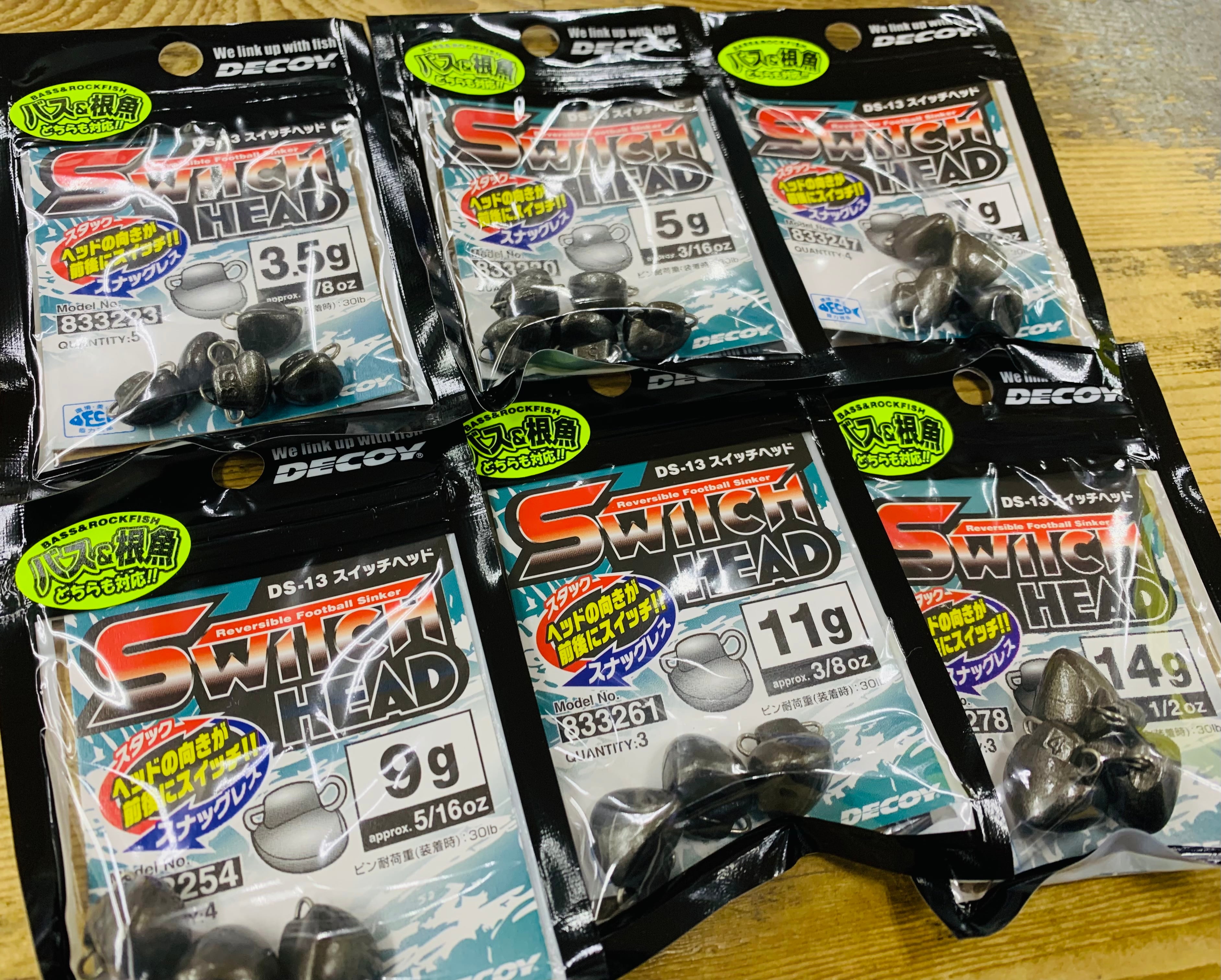 DECOY / スイッチヘッド | ルアーショップB－FARM