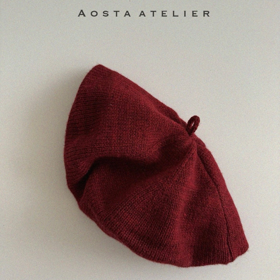 【即納】aosta / knit beret