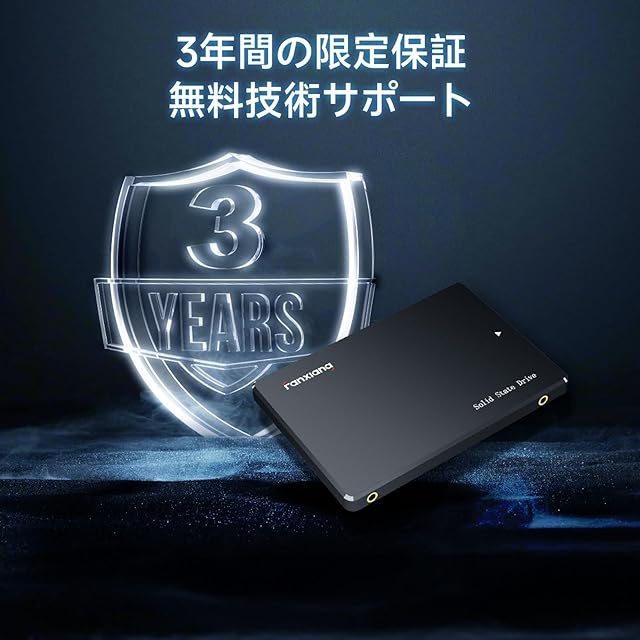 fanxiang SSD 2TB SATA3.0 6Gb/s 2.5インチ 7mm 3D NAND 搭載 内蔵ssd