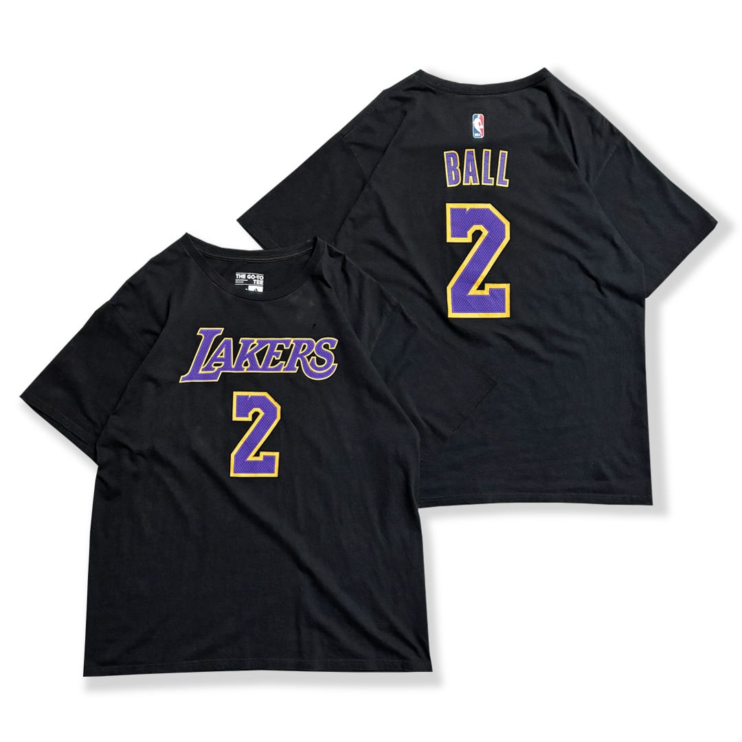 Lonzo Ball 【Los Angeles Lakers】 Numbering T-shirt. adidas | am3