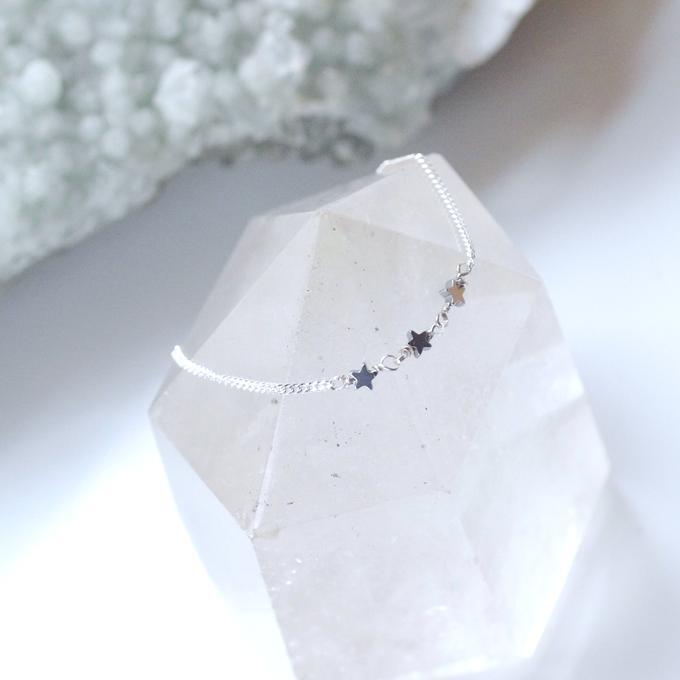 【SALE】✦星に願いを✦⋆.·SV925.·夜空に浮かぶ三つ星オリオンブレスレット ⋆.·✦
