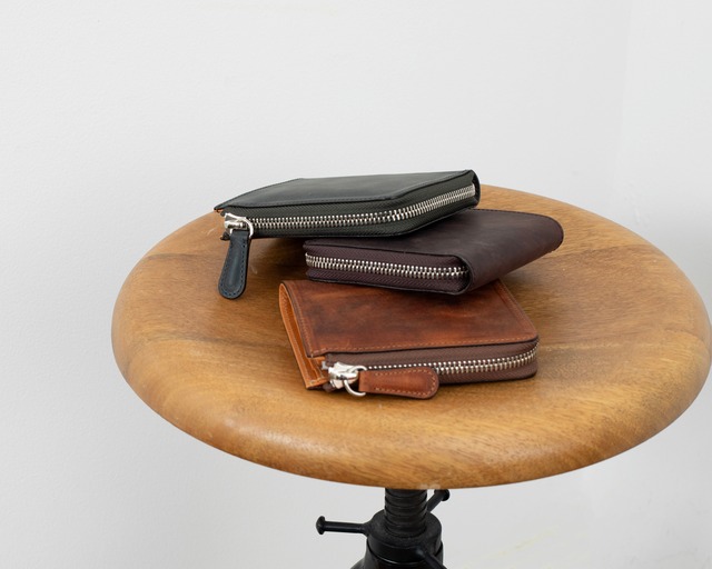 ワックス加工の長財布【DD319】