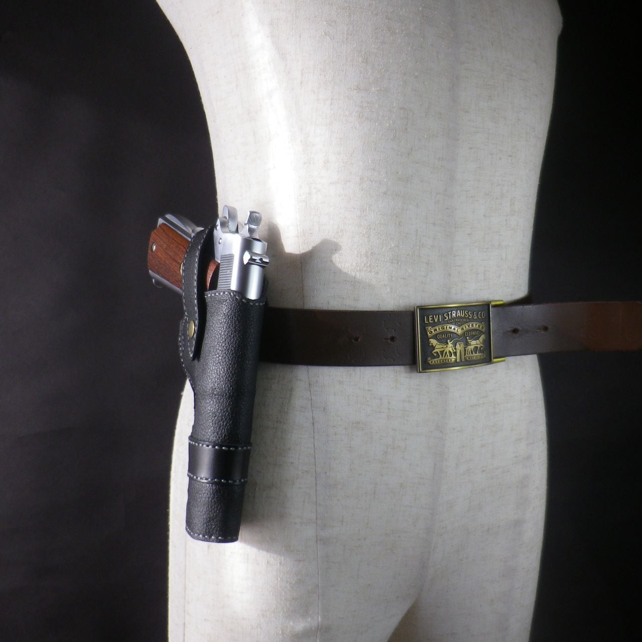 本革製M1911用ヒップホルスター | JTGS（ガンホルスターの専門店）