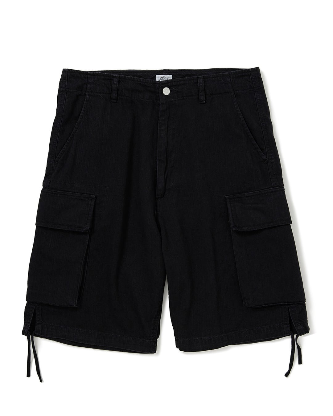Just Right “WRM Denim Cargo Shorts” Black | Just Right