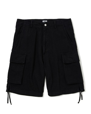 Just Right “WRM Denim Cargo Shorts” Black
