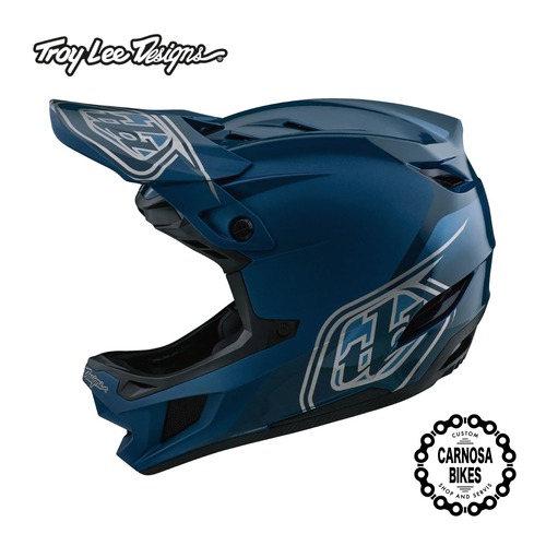 【Troy Lee Designs】D4 POLYACRYLITE HELMET [D4 ポリアクリライト ヘルメット] Shadow Blue 2024
