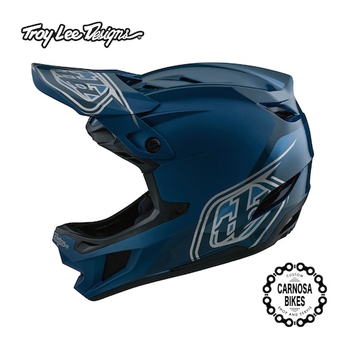 【Troy Lee Designs】D4 POLYACRYLITE HELMET [D4 ポリアクリライト ヘルメット] Shadow Blue 2024