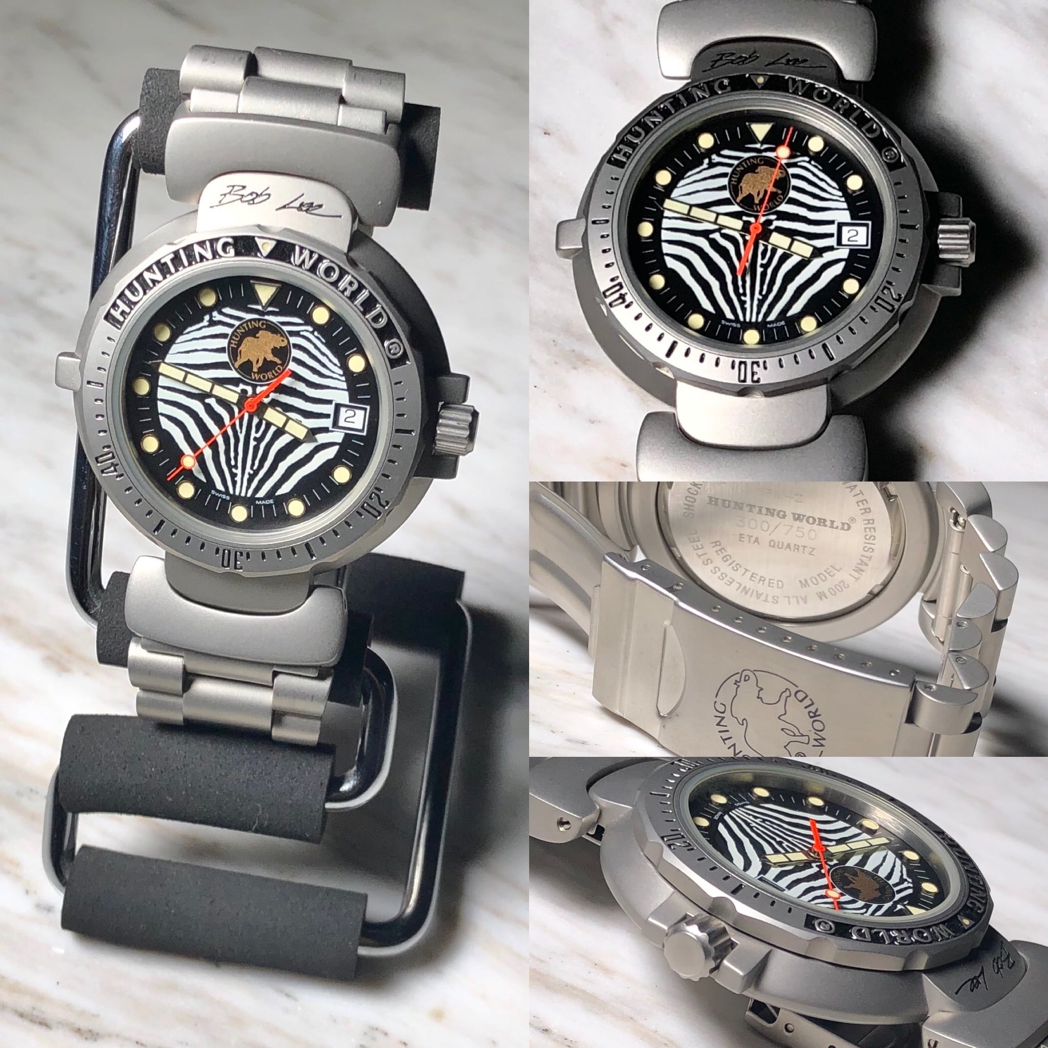 HUNTING WORLD limited quartz watch 