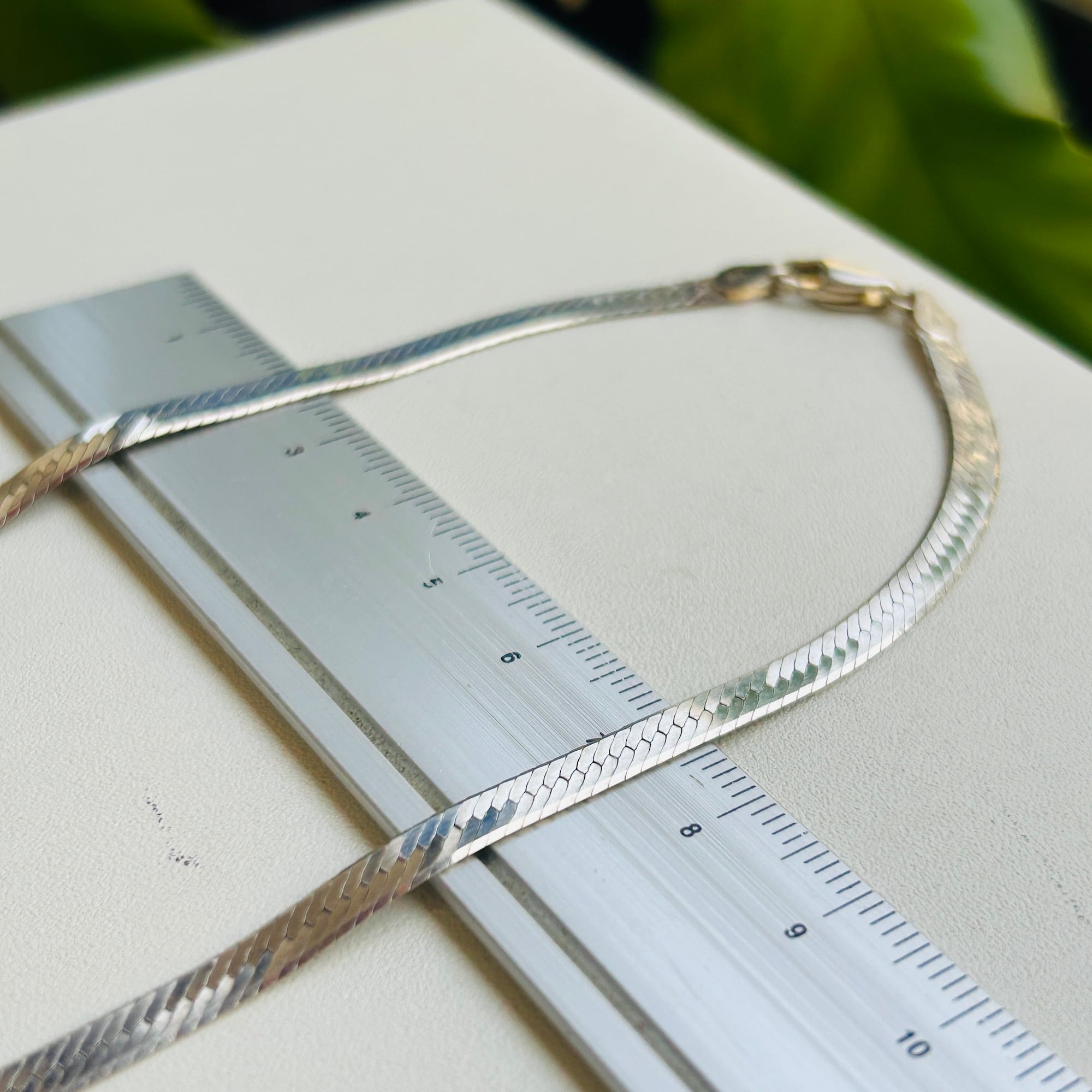 Italy シルバー925 ヘリンボーン LONGネックレス（76.5cm） | Milo