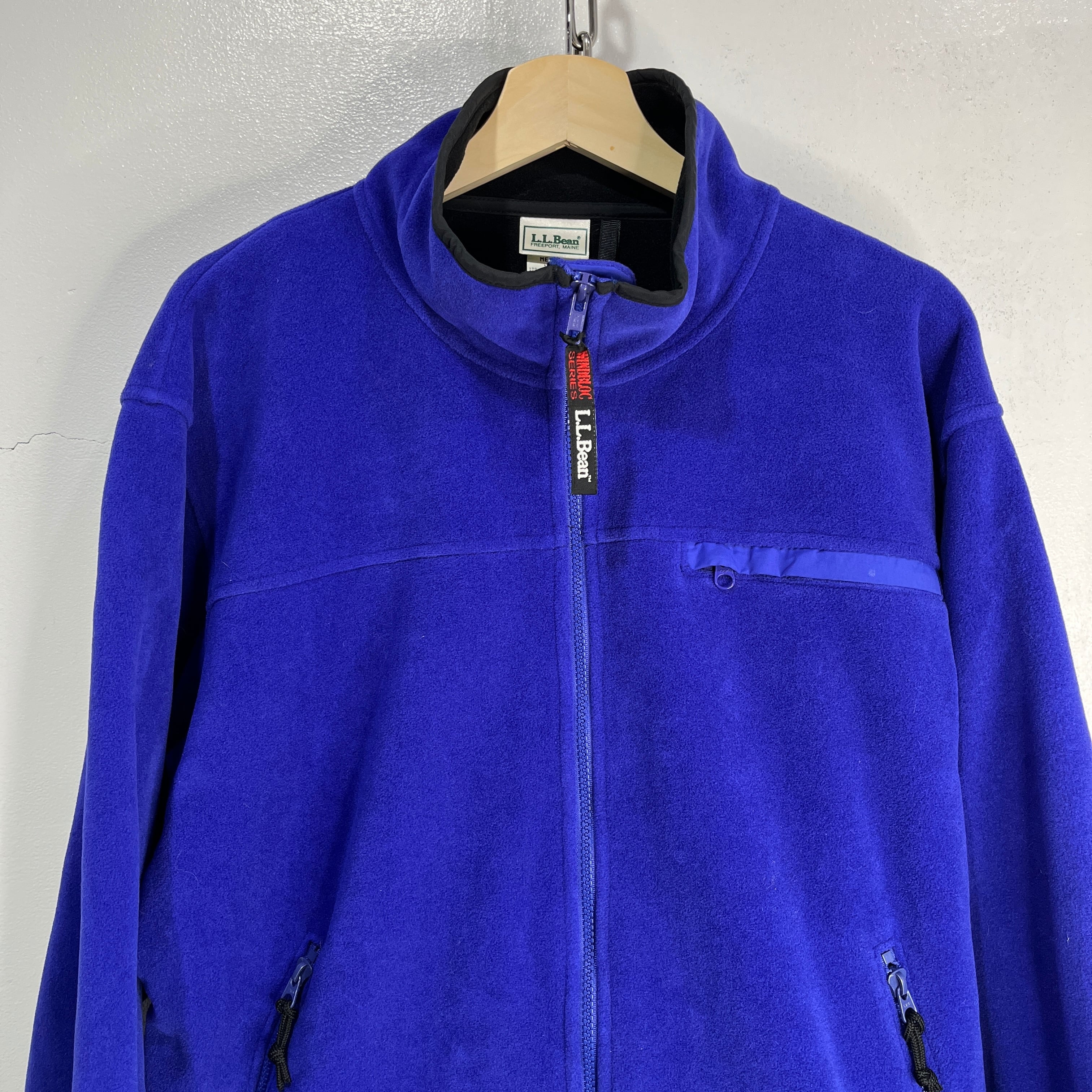 送料無料』美品 80s USA製LLbean フリースジャケット 山タグ WINDBLOC ...