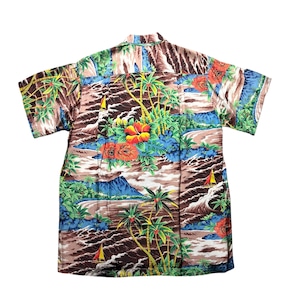vintage 1950’s PALI HAWAIIAN STYLE rayon hawaiian shirt