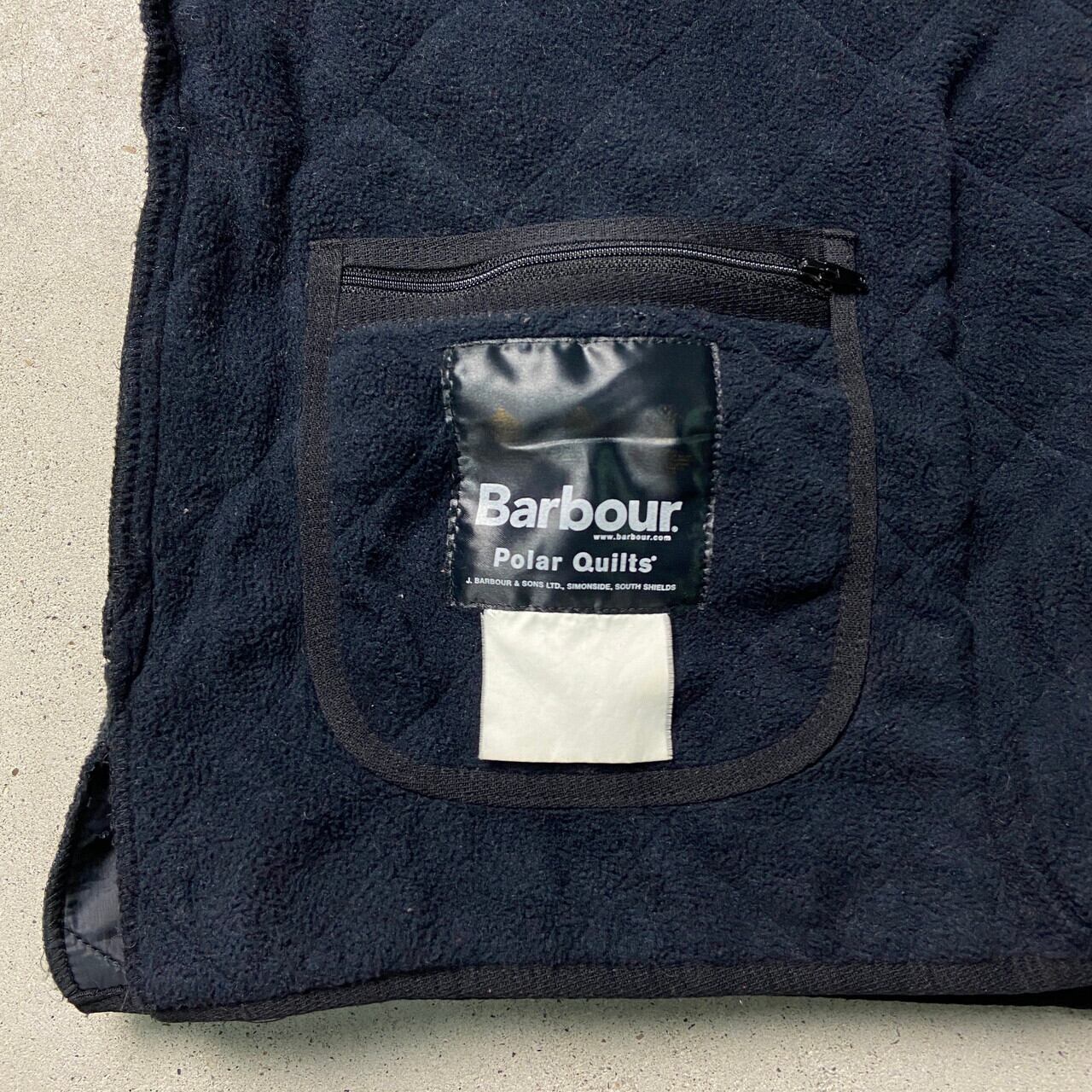 Barbour ポーラーキルトネイビーL相当 Barbour ポーラーキルトネイビーL相当