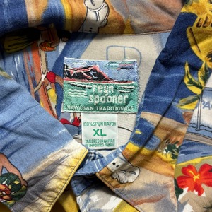 vintage 1980’s~ REYN SPOONER rayon hawaiian shirt