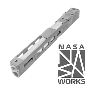 【NASA WORKS】ZEV DRAGONFLY G17lL with RMR (東京マルイG17Gen4用) 成形色グレー版)