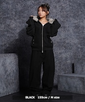 ◆コーデュロイ ワイドストレートパンツ◆lf-25104