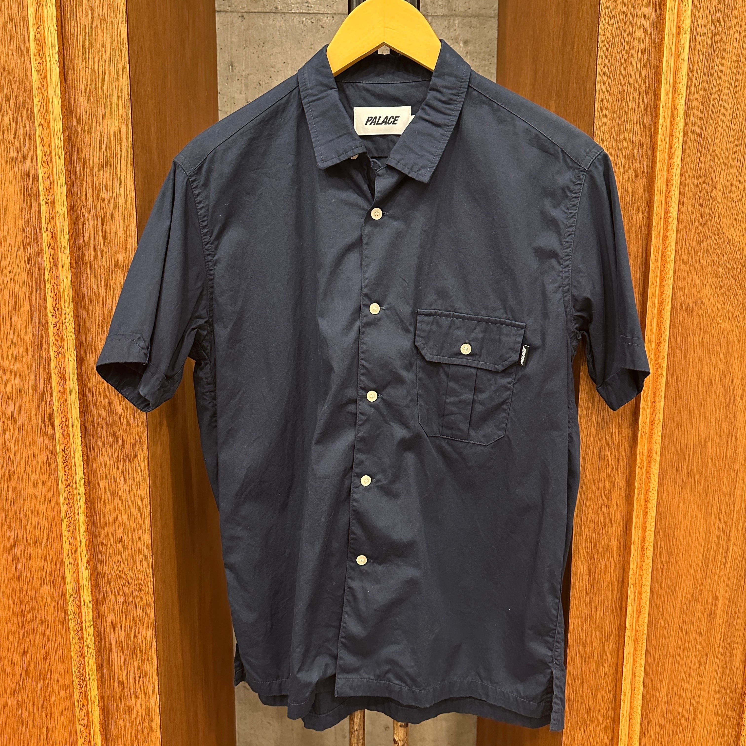 Palace 黒 シャツ Sサイズ PALACE Skateboards S/S NAVY SHIRT M | safarionline