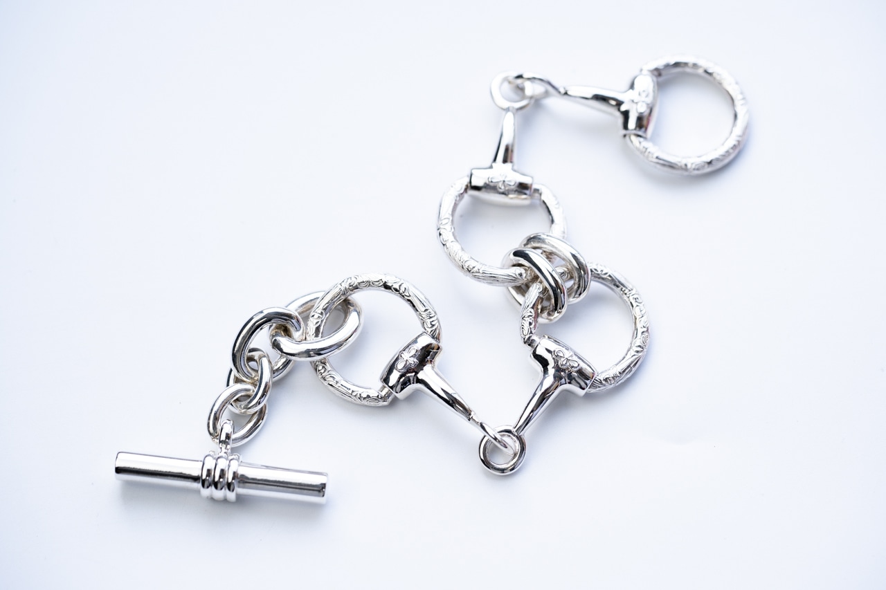 BN-080 Horse bit bracelet double