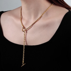 316L mantel rope chain necklace  #n53