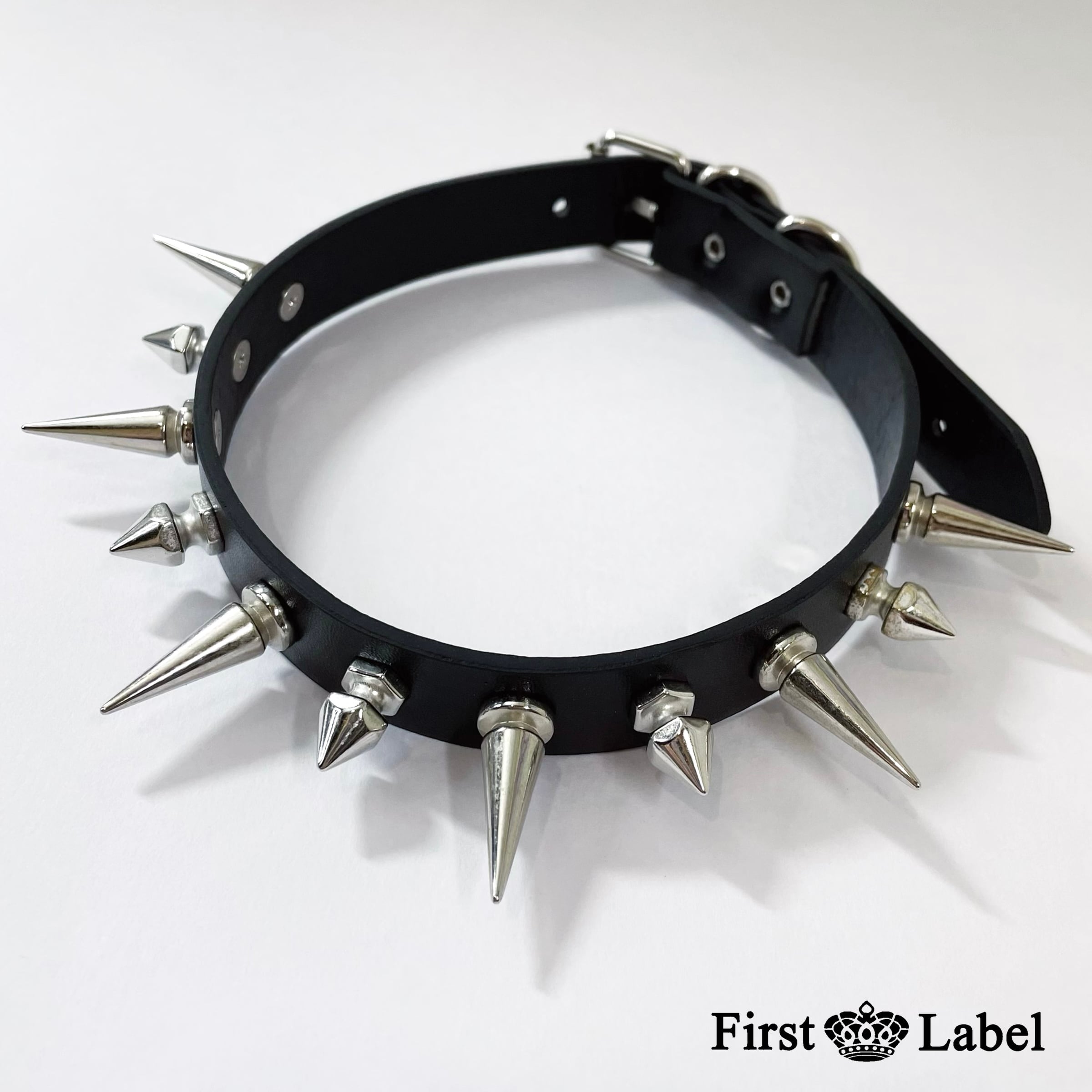 ハードスパイクベルトチョーカー | First Label ハードスパイクベルトチョーカー | First Label