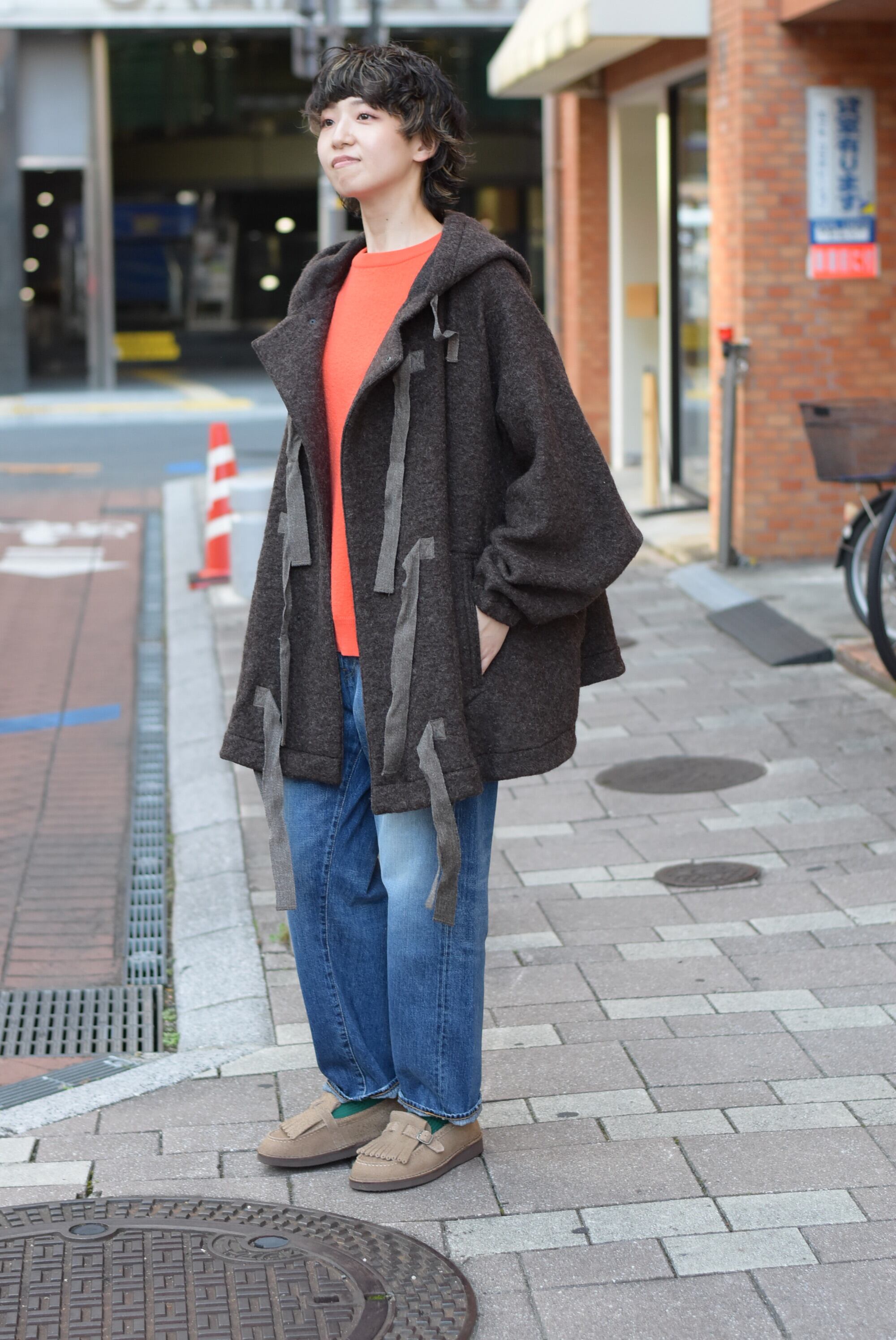HAVERSACK リネン ニットジャケット ハバーサック L HAVERSACK（ハバーザック）の「HAVERSACK / ハバーサック 別注リネン