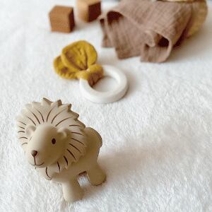 Organic Comforters with Rubber Teether (with Muslin) Yellow_97010