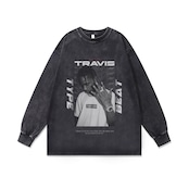 VINTAGE ストリート Travis Scott ロングTシャツ T1141