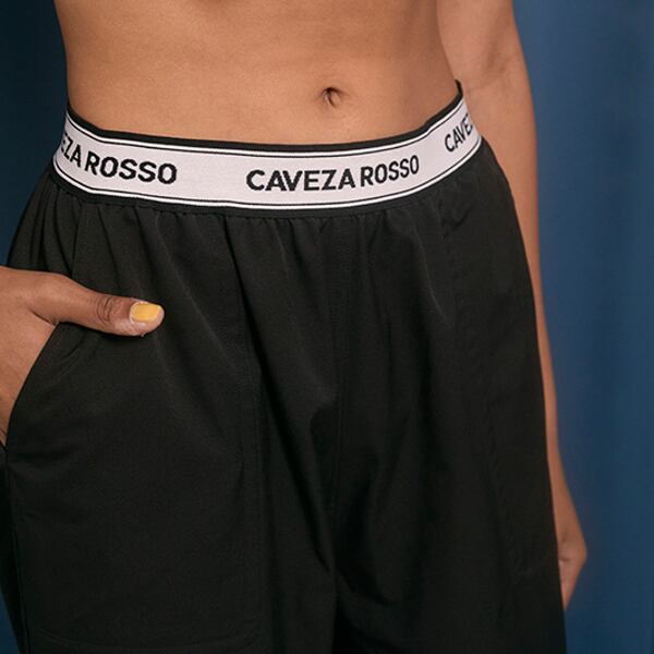 ストライプキルティングベスト CAVEZA ROSSO ブラック ストライプ