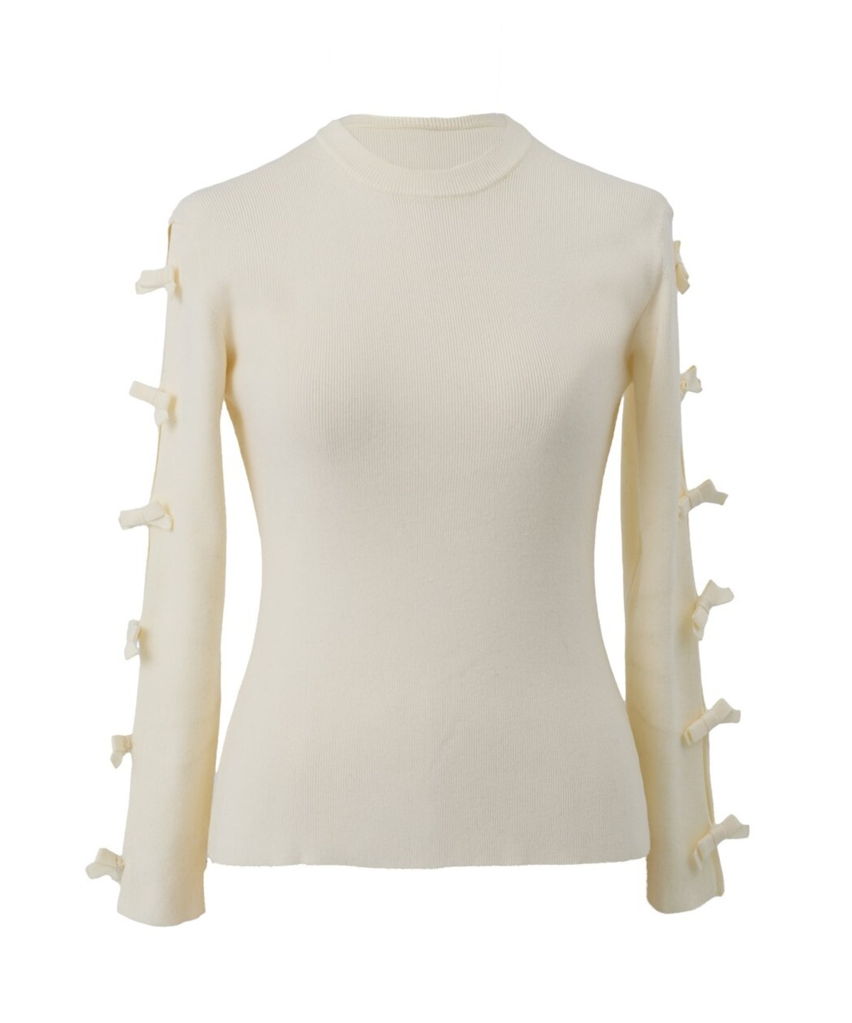 オープンリボンニット Arii ホワイト | Cygne 