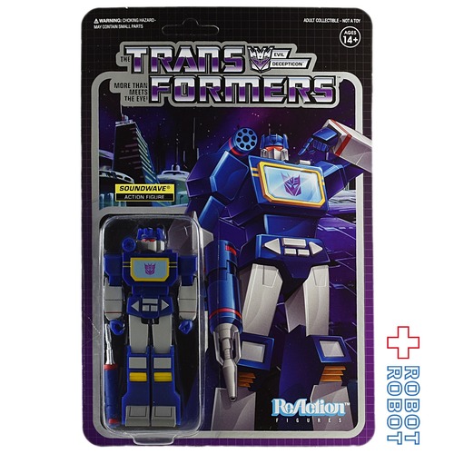 リ・アクション 3.75インチ アクションフィギュア サウンドウェーブ 戦え！超ロボット生命体トランスフォーマー シリーズ1