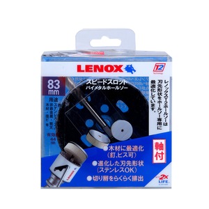 【特価処分】レノックス スピードスロット軸付バイメタルホールソー89mm 5121042