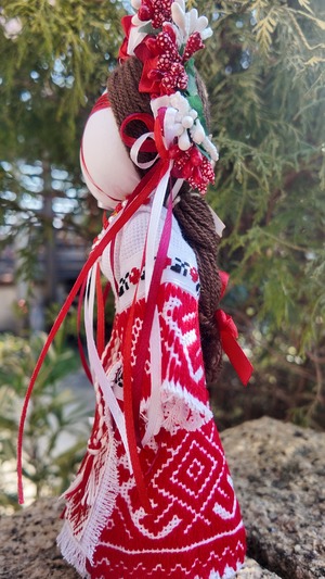 UA.Designer手作りモタンカ 25cm（ウクライナの御守り）