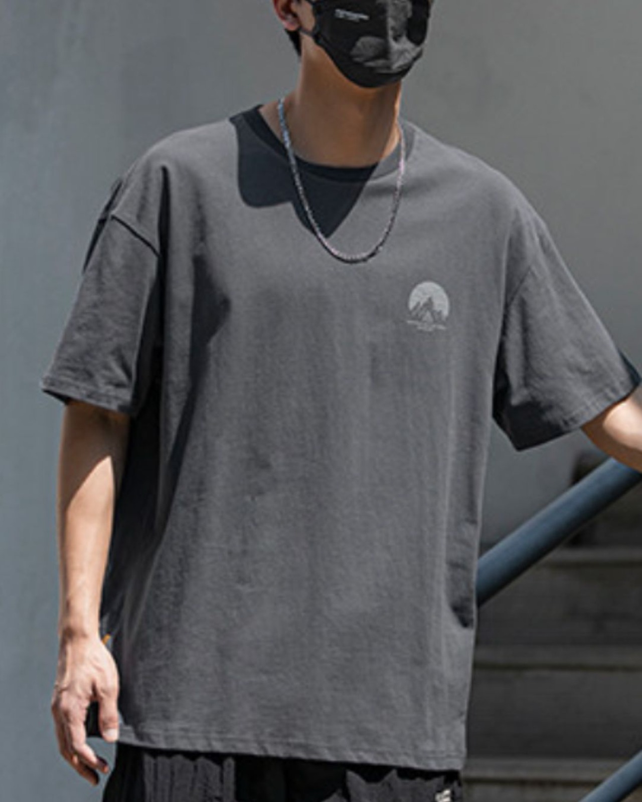 バックプリントオーバーサイズ半袖Tシャツ　S0538