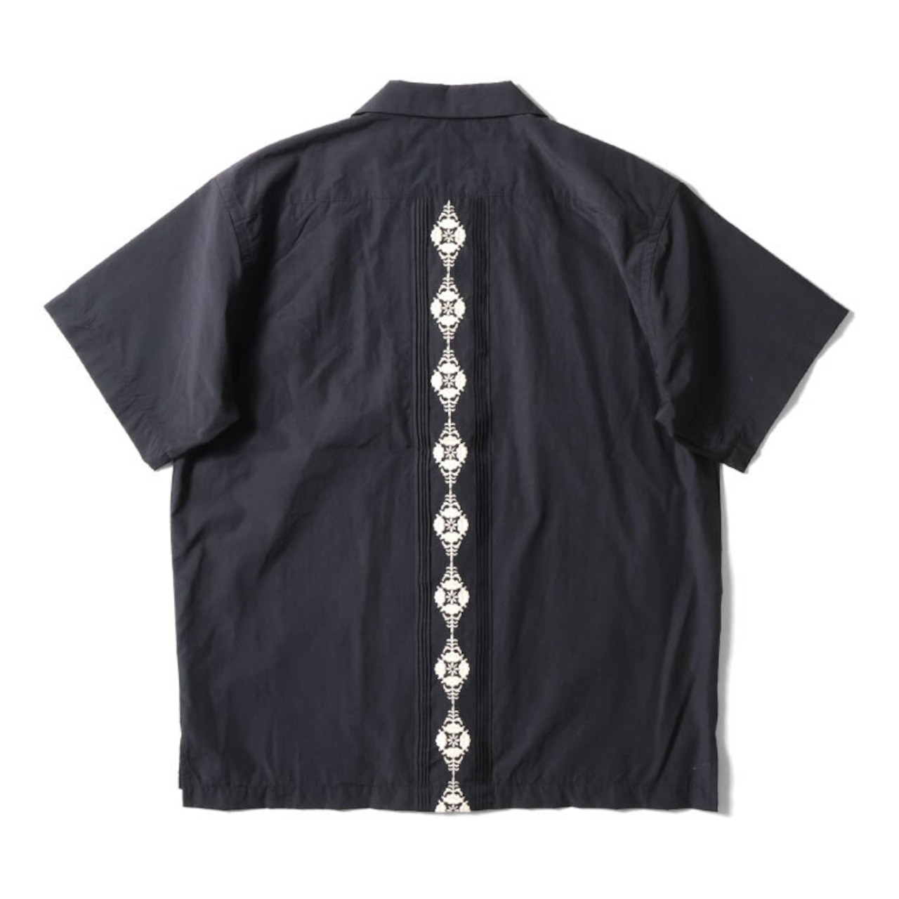 HOUSTON / EMB CUBA SHIRT - BOTANICAL - / キューバシャツ / 41218 - 4