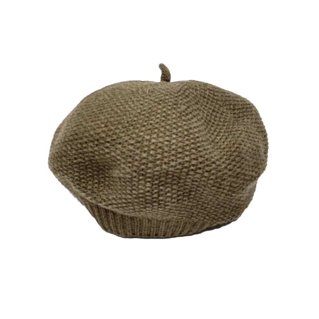 【 BABY 】〈 MOUN TEN. 25AW 〉wool b?ret "帽子" / xs(44?48cm) / mocha