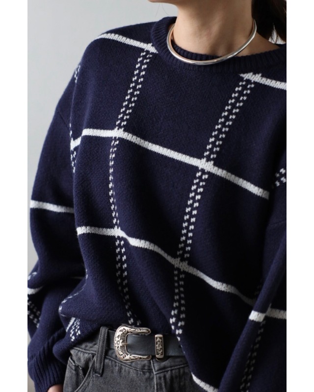 ウィンドペンチェックプルオーバー