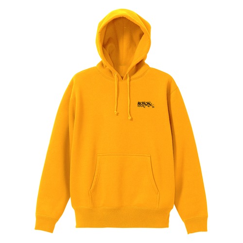 APPLE IS POSER / QRAUS Pullover Hoodie YELLOW