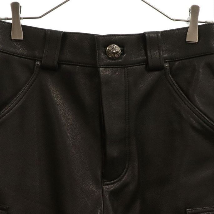 CHROME HEARTS クロムハーツ ARTICULATED LEATHER PANTS レザー パンツ