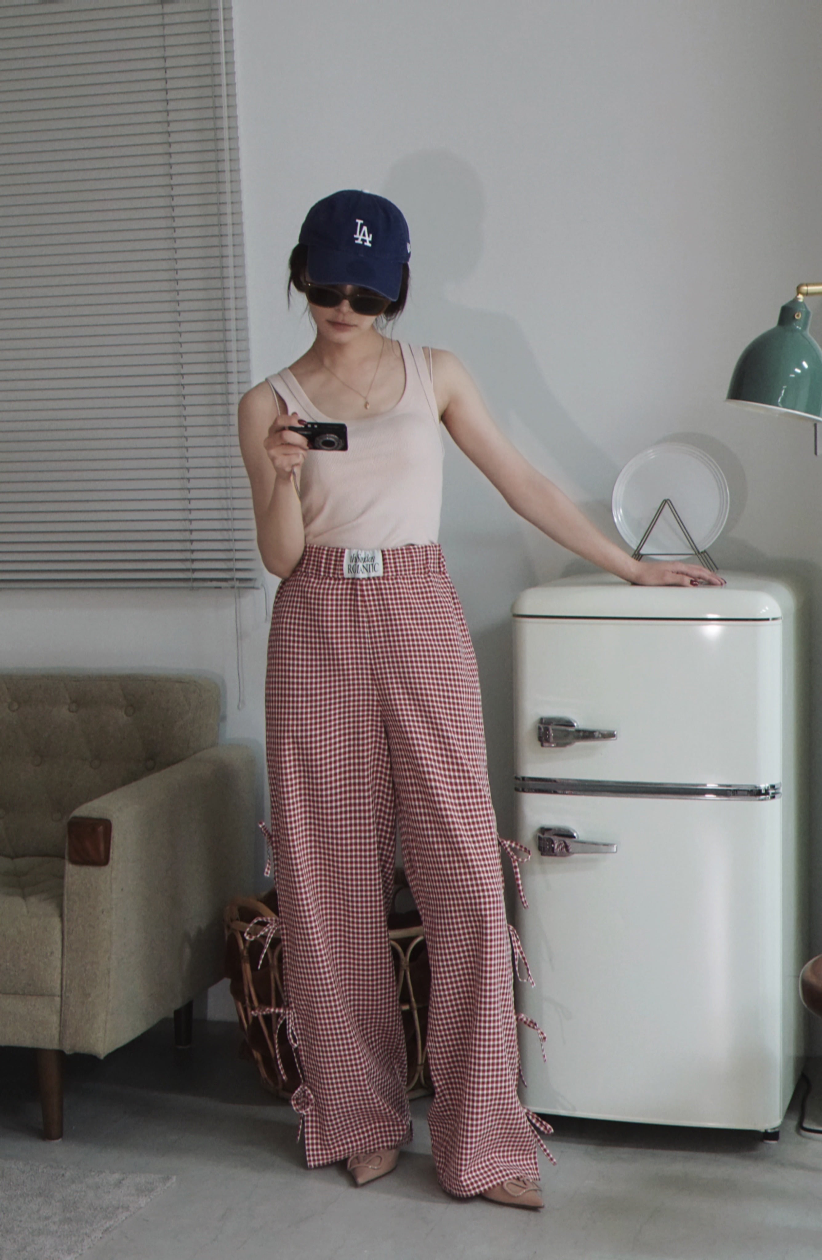 パンツ PUI CHECK RIBBON BOXER PANTS CHECK RIBBON BOXER PANTS | PUI