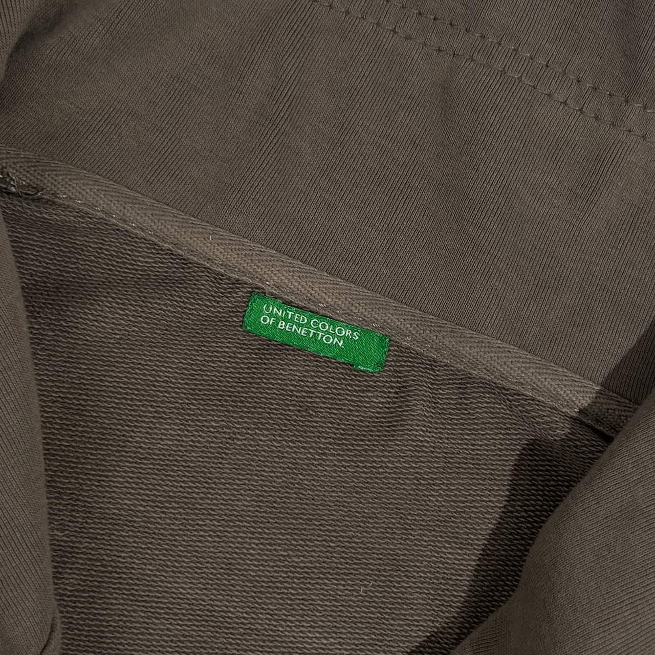 BENETTON ベネトン ハイネック ダブルジップ ジャケット ジャンパー  L /グレージュ系 メンズ