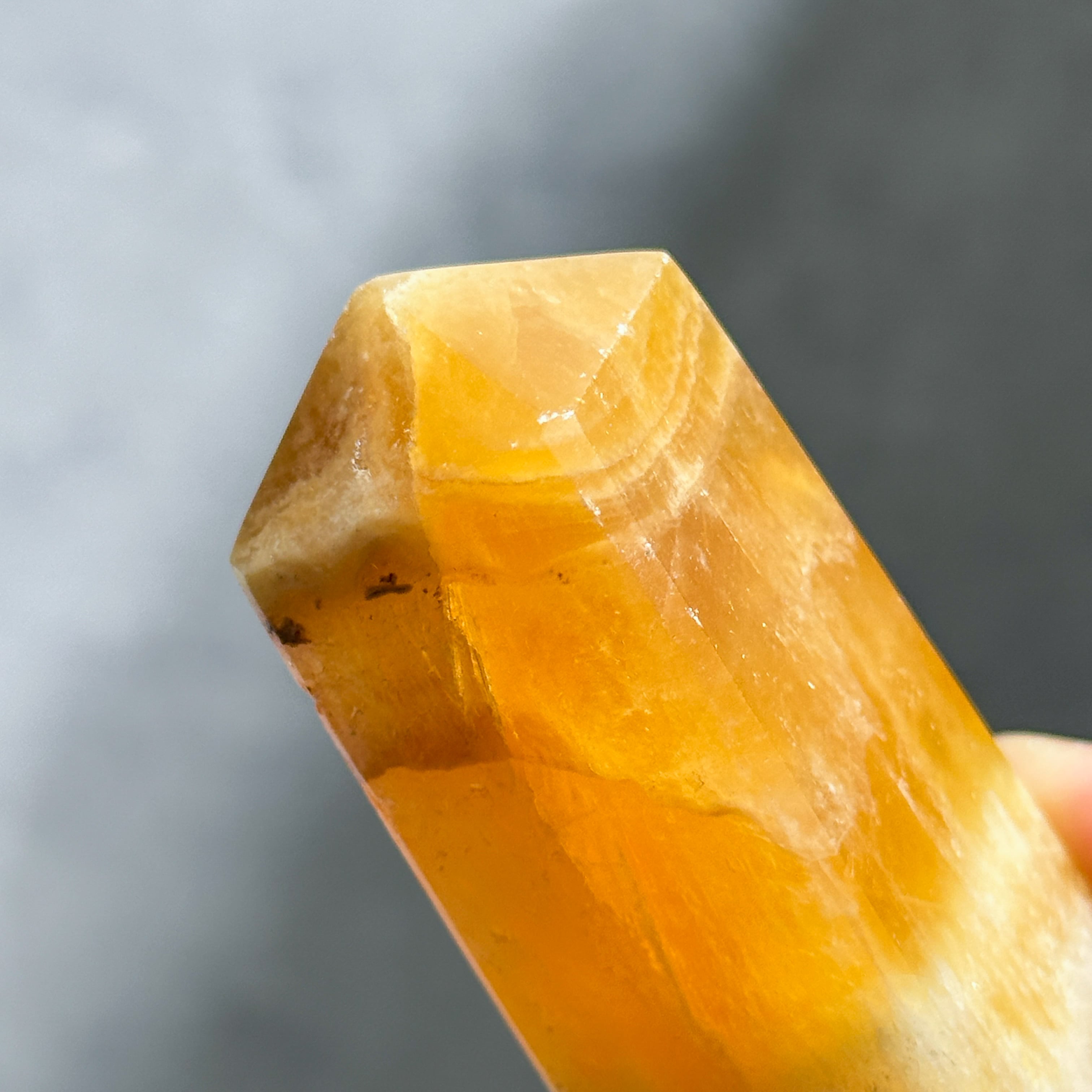 オレンジカルサイト タワー型61◇ Orange Calcite ◇天然石・鉱物