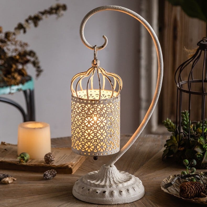 キャンドル ホルダー ヴィンテージ調 鳥かご風 おしゃれ かわいい