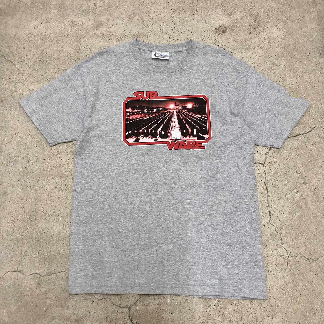 90～00s SUBWARE/Logo print Tee/L相当/ロゴプリント/グラフィック/T 