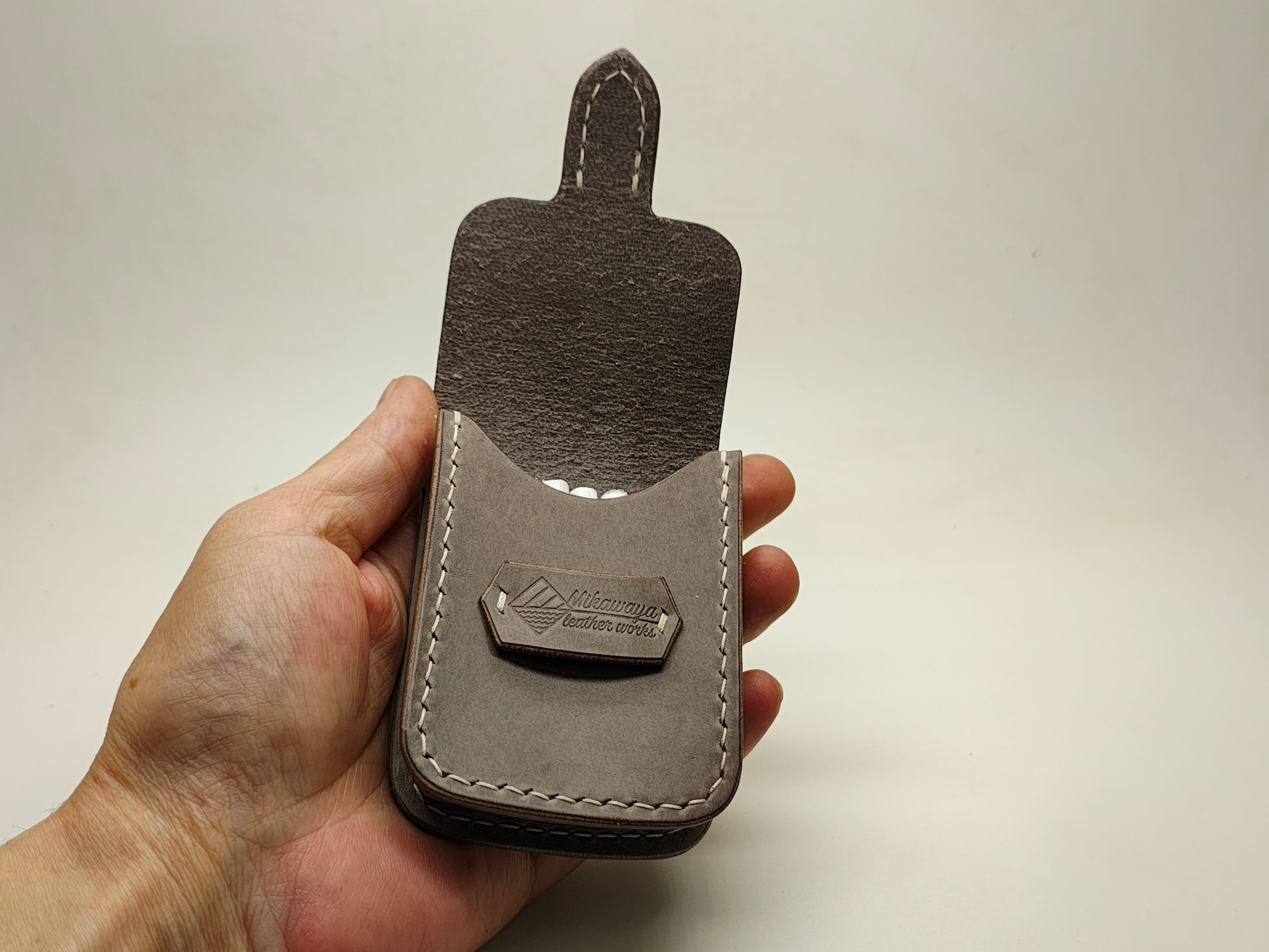シャグケース シャグポーチ 手巻きタバコ | mikawaya leather works