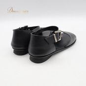 agnes b. アニエスベー サンダル 36サイズ ブラック系 靴 くつ シューズ レディース 無地 シンプル カジュアル ぺたんこ フラット フラットシューズ かわいい オールブラック